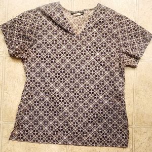 Los Angeles Rose Scrub top